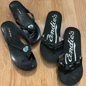 2 pair flip flops (8)